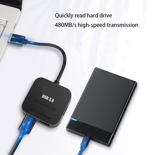 USB3.0 HUB Splitter Adapter Laptop Docking Station Extension Cable Plug and play - Picture 4 of 8