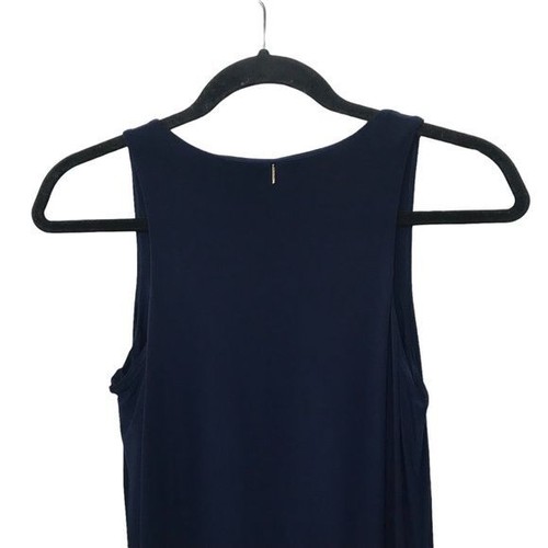 T Bags Los Angeles Blue Sleeveless Maxi Dress Small - Picture 4 of 9