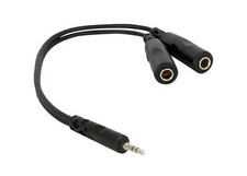 Rockville RC135TRS 3.5mm Male to Dual 1/4" TRS Female Headphone Splitter Cable