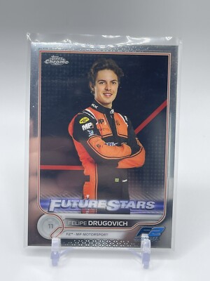 2022 Topps Chrome Formula 1 #87 Felipe Drugovich Future Star B3