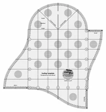 Creative Grids Scallop Template Ruler Designed For 2"-12" Borders CGRSCALLOP 