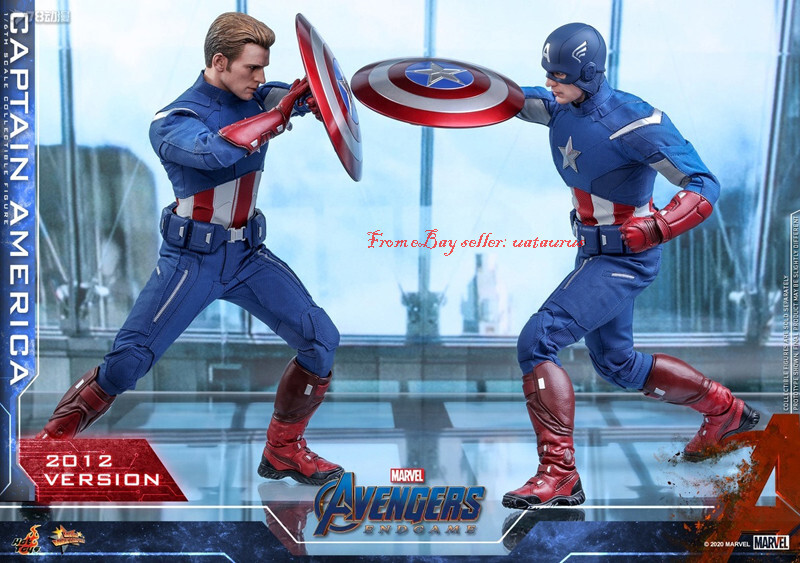Hot Toys Action Figure Captain America: Avengers Endgame, Scala 1:6, Collezionabile HT904685