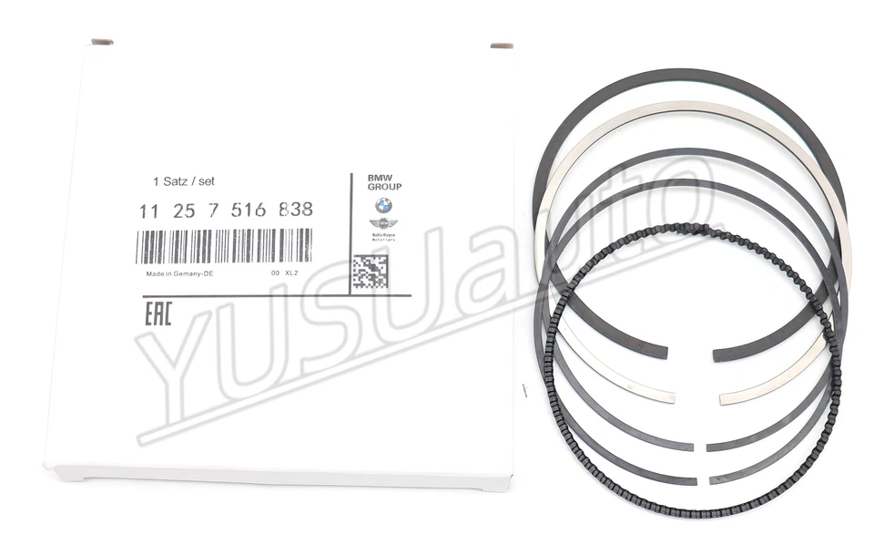 Juego de 6 anillos de pistón OEM BMW 320Ci 520i Z3 Z4 E36 E85 E46 E60 M54B22 2,2 L Foto 3 de 4