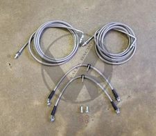 Complete Stainless Rear Brake Line Replacement Kit For 01-03 Acura CL