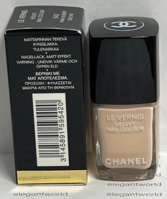 CHANEL Le Vernis VELVET Nail Colour 542 PINK RUBBER Limited