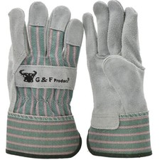 G & F 5008 JustForKids Work And Gardening Gloves With Rubberized Safety Cuff