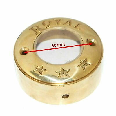 Brass Contact Brake Point Distributor Cover Royal Engraved Royal Enfield