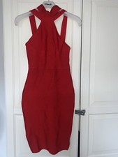 Luxury Bandage Red Dress Small