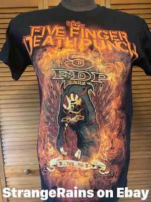 FIVE FINGER DEATH PUNCH Band Shirt FFDP T Shirt  (S) Heavy Metal