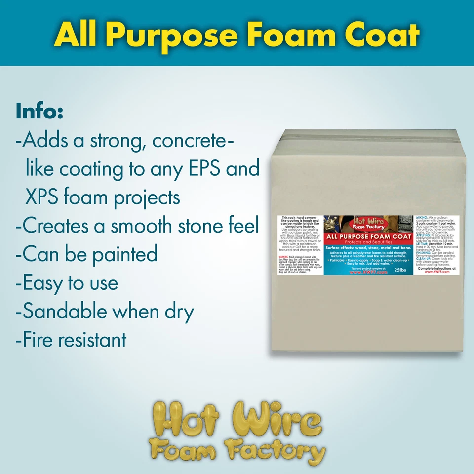 Hot Wire Foam Factory All Purpose Foam Coat 25lb #025ECO-25 - Image 2 of 4