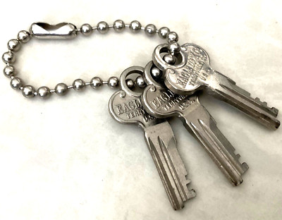 Vintage Eagle Lock Co Luggage Keys