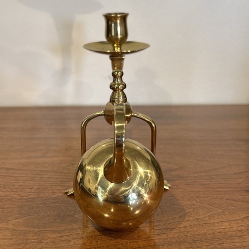 SARREID LTD Benson Style Brass Candlestick Ball counterweight Cast Arched Claw - Picture 4 of 15