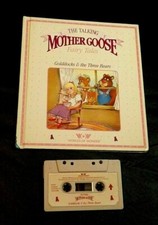 TALKING MOTHER GOOSE BOOK/TAPE GOLDILOCKS  THE 3 BEARS WORLDS OF WONDER WORKING