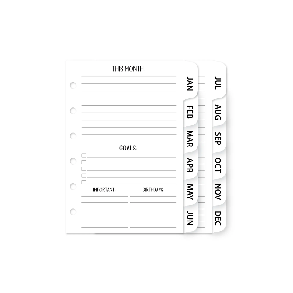 Fits Louis Vuitton PM Agenda 2026 Insert Tab Calendar Filler Paper fits-louis-vuitton-pm-agenda-2026-insert-tab-calendar-filler-paper