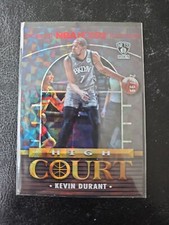 2021-22 NBA Hoops Kevin Durant High Court Hyper Red #21/99 Nets
