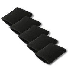 5 Pack VFF21 Foam Filters for Most Vacmaster 2.5 to 5 Gallon Wet/Dry Vacs, Armor