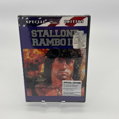 Rambo III (DVD, 2003, 2-Disc Set, Special Edition Sensormatic Security Tag) New