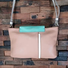 MARC By Marc Jacobs Round The Way Girl Percy Leather Crossbody Bag Sand NWOT