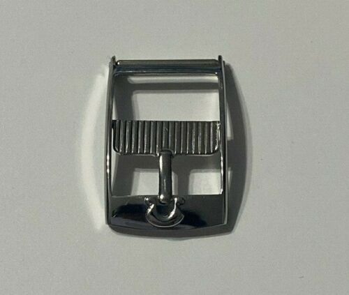 VINTAGE 1950'S OMEGA 14 MM STAINLESS STEEL BUCKLE #0049 - Picture 1 of 4