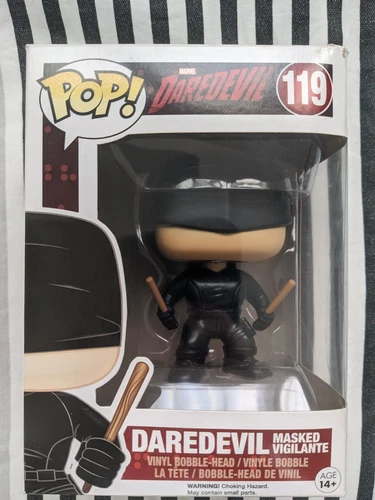 Funko Pop! Daredevil Masked Vigilante #119 + Pop Protector