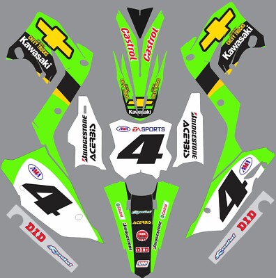 Graphic Kit for 2003-2008 Kawasaki KX125 KX 125 Polisport Restyle ...
