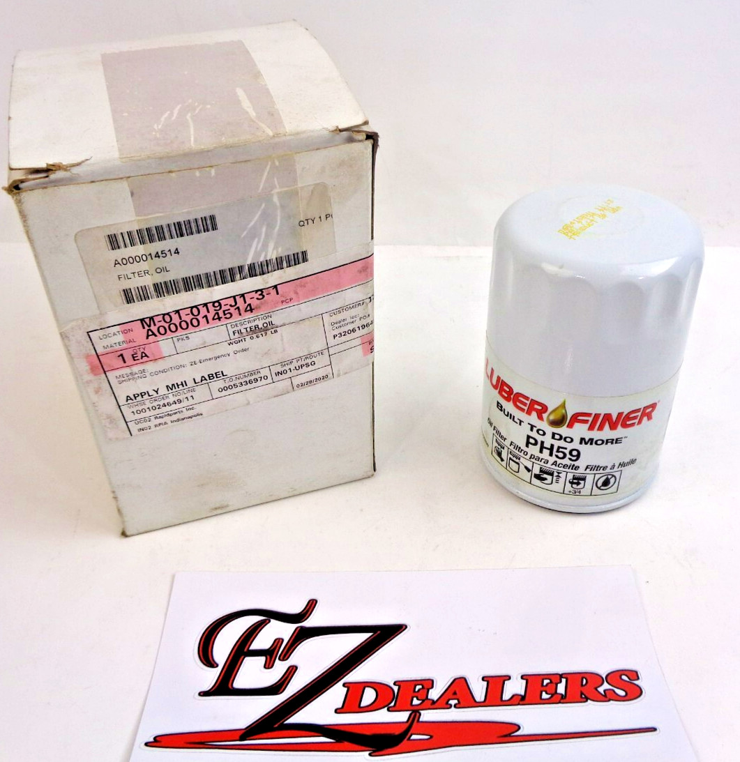Filter Ph59 Interchange Baldwin B1432, B30, B7010 - Oem- Nos