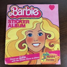 Barbie Mattel Sticker Album 1983 Vintage Collector Trade book Dream Dress Up