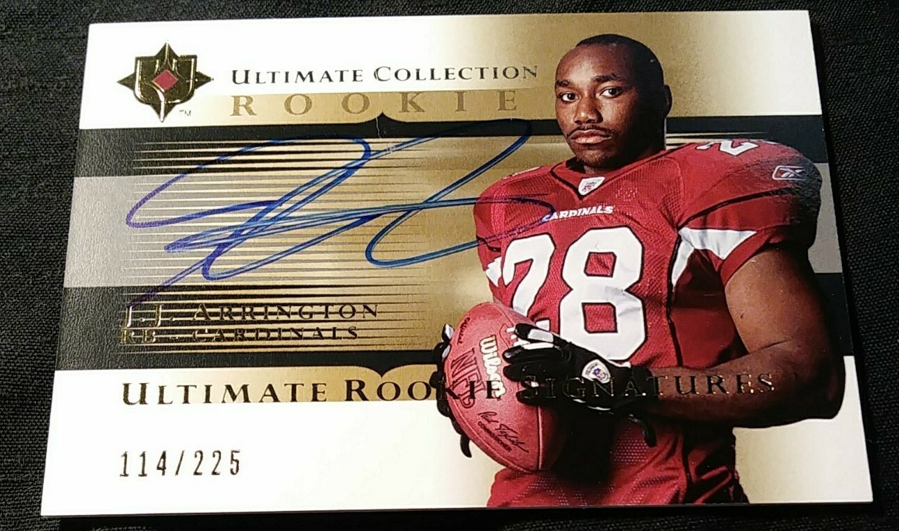 JJ Arrington Ultimate Collection Ultimate Signatures #USJA Gold