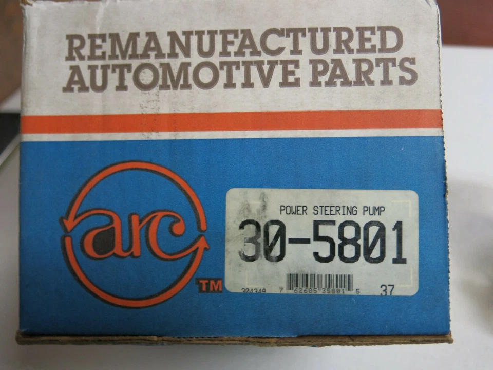 Nos ARC Reman Power Steering Pump (30-5801) - Image 3 of 3