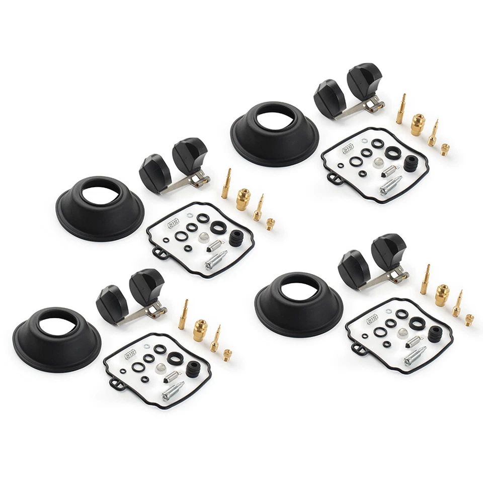 Kit de reconstrucción de reparación de carburador 4 juegos aptos para Yamaha XJ600S Seca II 1996-2003 EE. UU. Foto 3 de 4