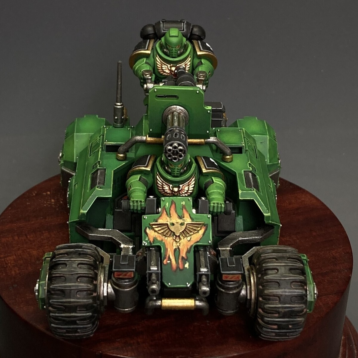 COMMISSION PRO PAINTED - 10 Hellblasters Primaris - Dark Angels EUR 220,00 - FR