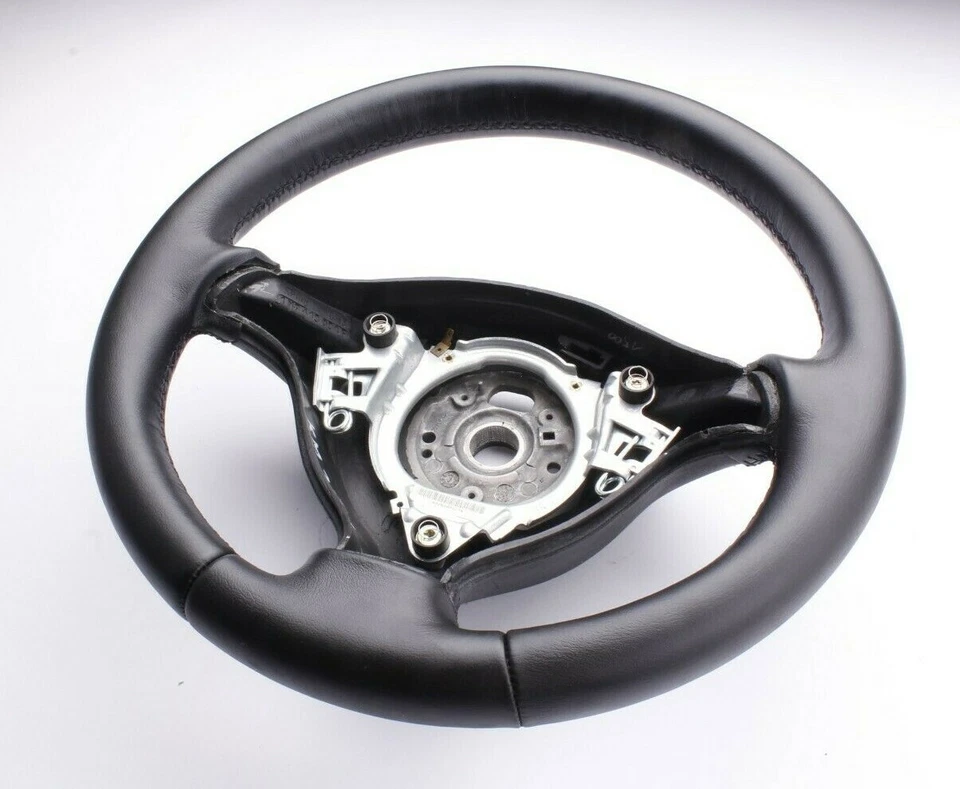 Lederlenkrad VW Golf IV 4 ab 1997-2006 Bj NEU LEDERBEZUG Neu Beziehen Nappa - Bild 4 von 4