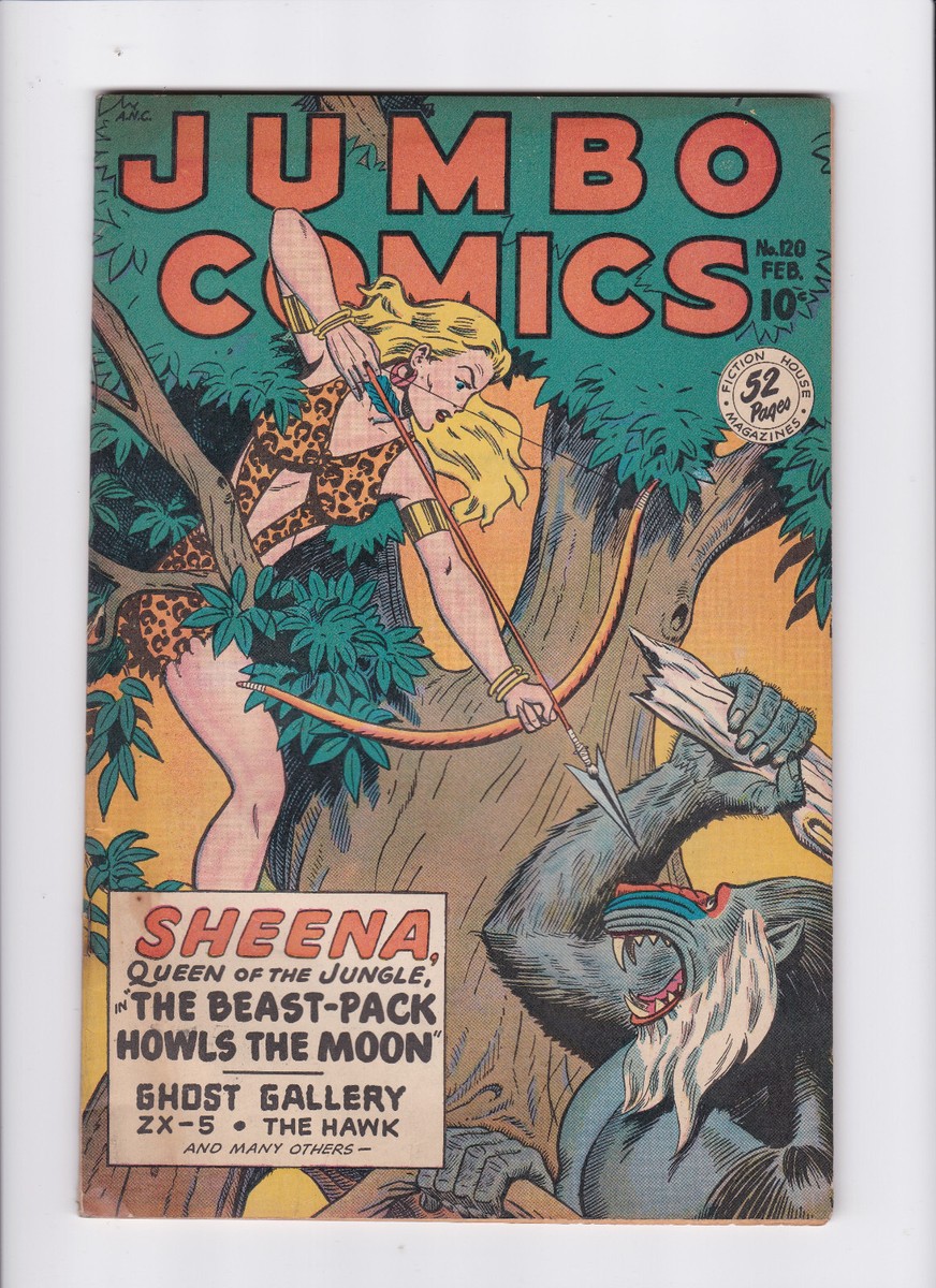 JUMBO COMICS #120 [1949 VG/FN] SHEENA 