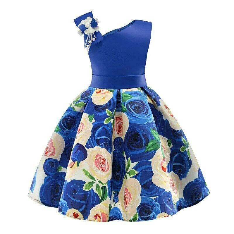 Vestidos De Princesa Niña Vestido Elegante Para Fiesta Y Cumpleaños Nueva | eBay