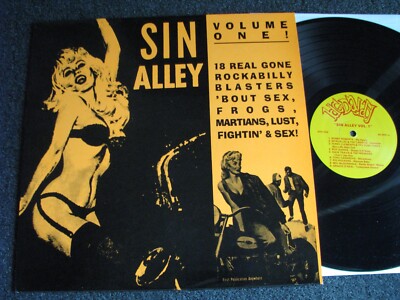 V/A Sampler-Sin Alley-Volume 1- 1986 Germany-Crypt Records-Big Daddy-Rockabilly