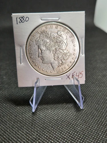1880 Morgan Silver Dollar –Extremely Fine45 – Historic American Coin! RARE