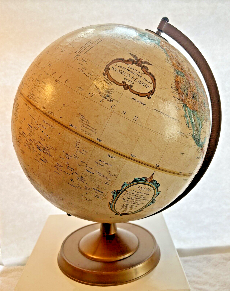 Vintage Replogle Globe World Classic Series 12