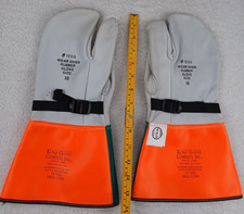 Kunz Rubber Insulating Glove Protector Sz 10 Wear Over #1200 14"-OAL
