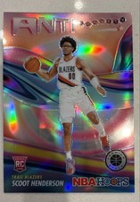 2023-24 Panini Nba Hoops Premium Stock - Anti-Gravity Scoot Henderson #9 Silver