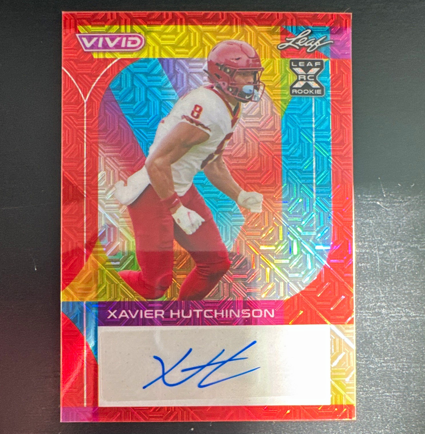 Xavier Hutchinson Leaf Vivid Autographs #BAXH1 Base