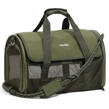 Cat Carrier, Light Airy Pet Carrier, 18x11x11 Airline Approved Dog Carrier ...