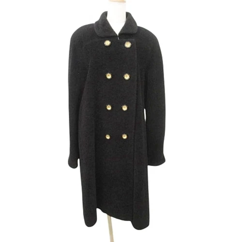 Givenchy teddy coat alpaca giacca esterna lunga 10 circa taglia L nero usato9