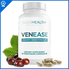 PureHealth Research Venease -Varicose Veins & Hemorrhoids Treatment-60 Capsules