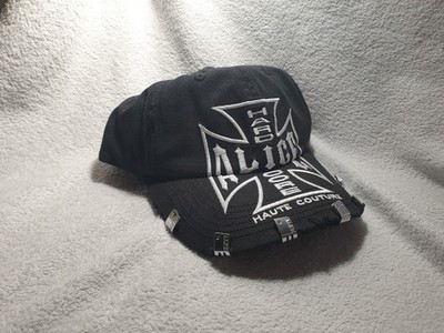 Alice Hollywood black hat cap y2k sk8 archive streetwear opium Rare Hardcore