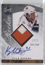 2008-09 Upper Deck The Cup Rookie 209/249 Kyle Okposo #120 Auto 1ir8
