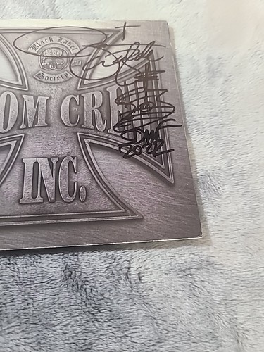 Zakk Wylde Signed Cd Booklet Doom Crew & Sealed Cd - Picture 7 of 17