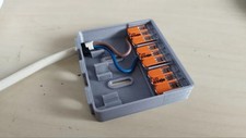 5x Ultra-Thin Wago 221 Junction Box | Slimline Enclosure for 3-Way Connectors