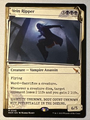 MTG / Vein Ripper / MKM / #346 / Regular (Showcase) / Mythic / NM