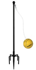 Garbuildman Tetherball Set with Ball  Rope for Outdoor Backyard, Adjustable Tet