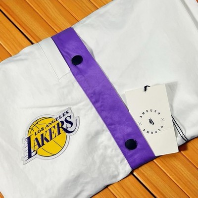 Nike X Ambush Lakers Showtime Pants Women s Small DB1636-121 Baggy Y2K NWT